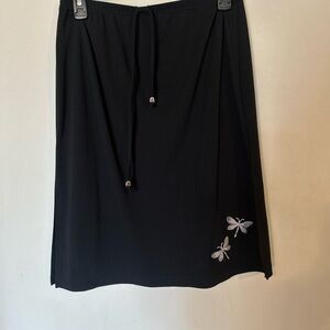 Vintage/Y2K/whimsy Goth Stretch my Pull in Skirt With Exact Change